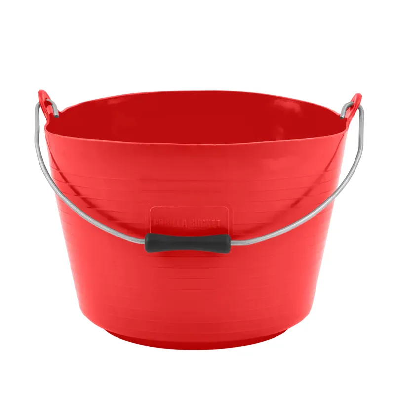 Red Gorilla Flexible Plastic Bucket 22L Red