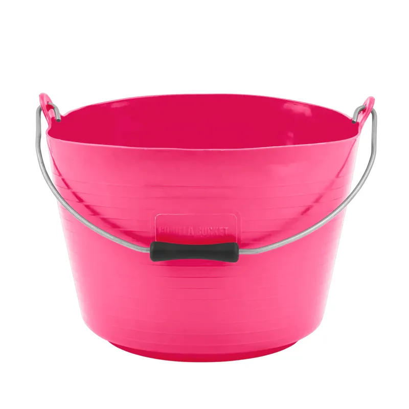 Red Gorilla Flexible Plastic Bucket 22L Pink