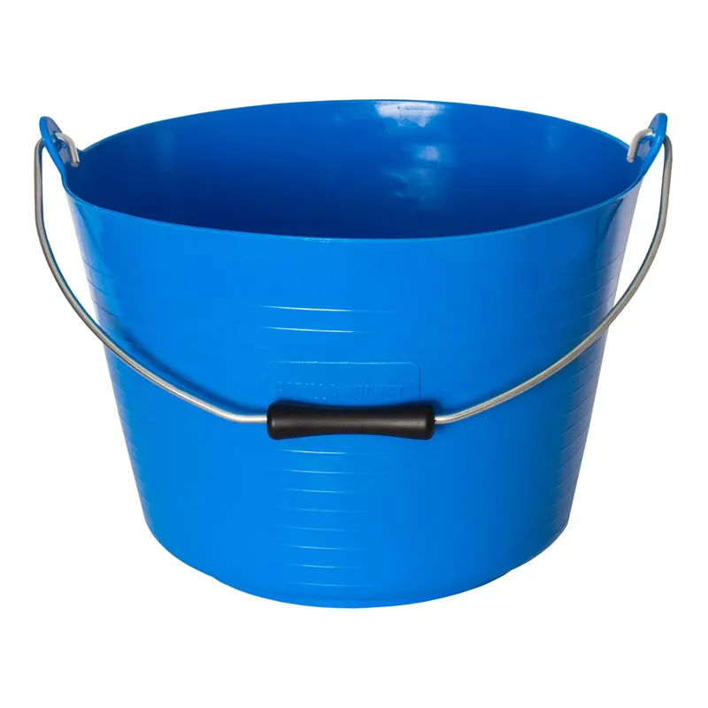 Red Gorilla Flexible Plastic Bucket 22L Blue