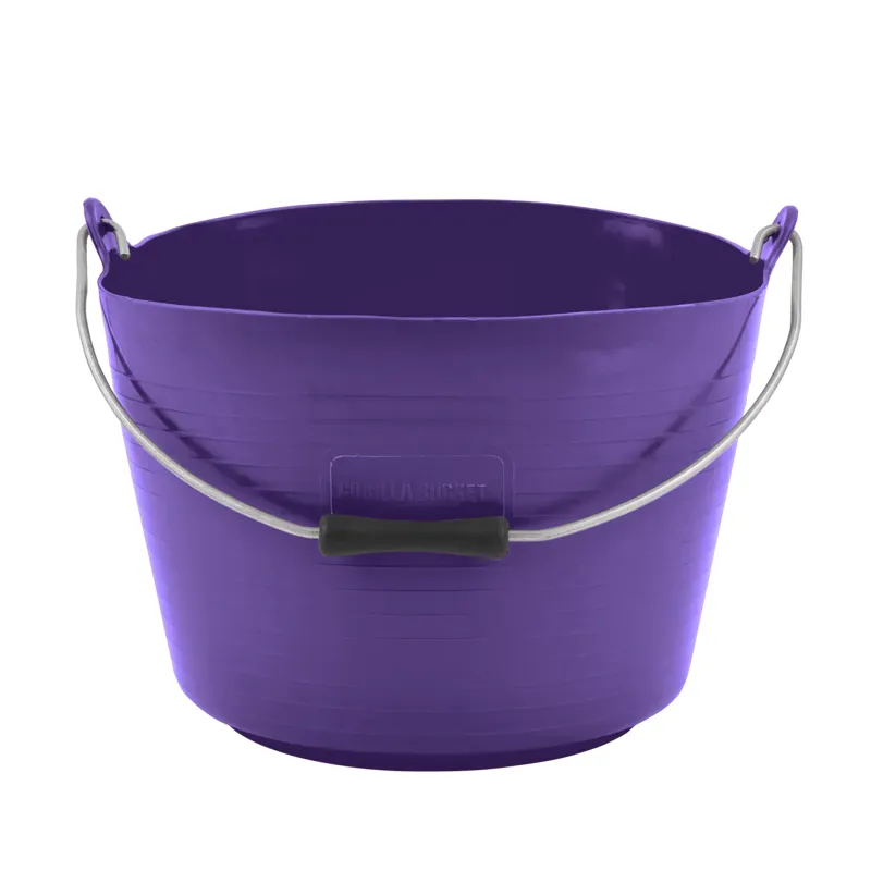 Red Gorilla Flexible Plastic Bucket 22L Purple