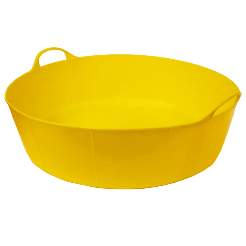 Red Gorilla Large Shallow 35L Tub Yellow