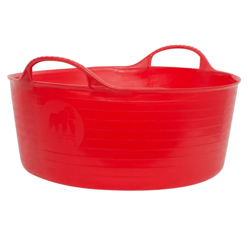 Red Gorilla Small Shallow 15L Tub Red