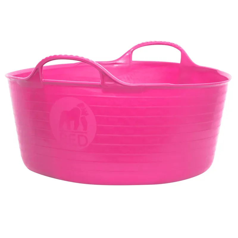 Red Gorilla Small Shallow 15L Tub Pink