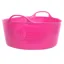 Red Gorilla Small Shallow 15L Tub Pink