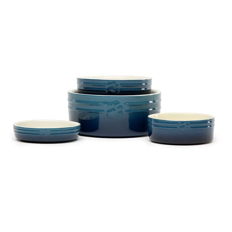 Scruffs Ombre Food Bowl Blue