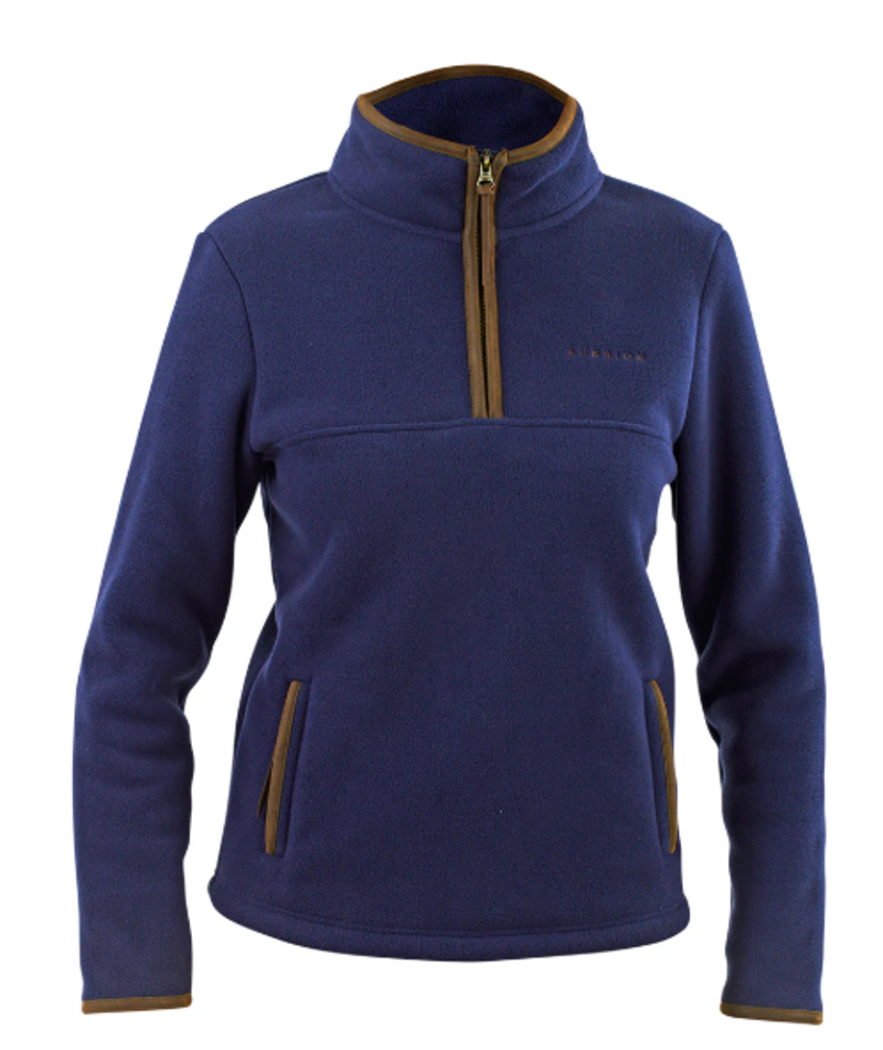 Aubrion Core Half Zip Fleece NAVY