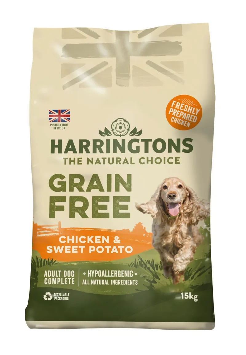 Harringtons Adult Dog Grain-Free Chicken and Sweet Potato 15kg