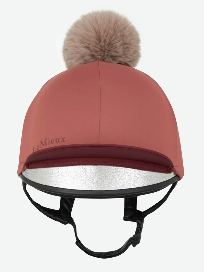 LeMieux Pom Hat Silk in Orchid-1