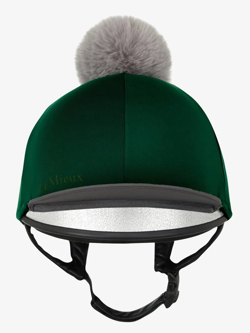 LeMieux Pom Hat Silk in Spruce -1