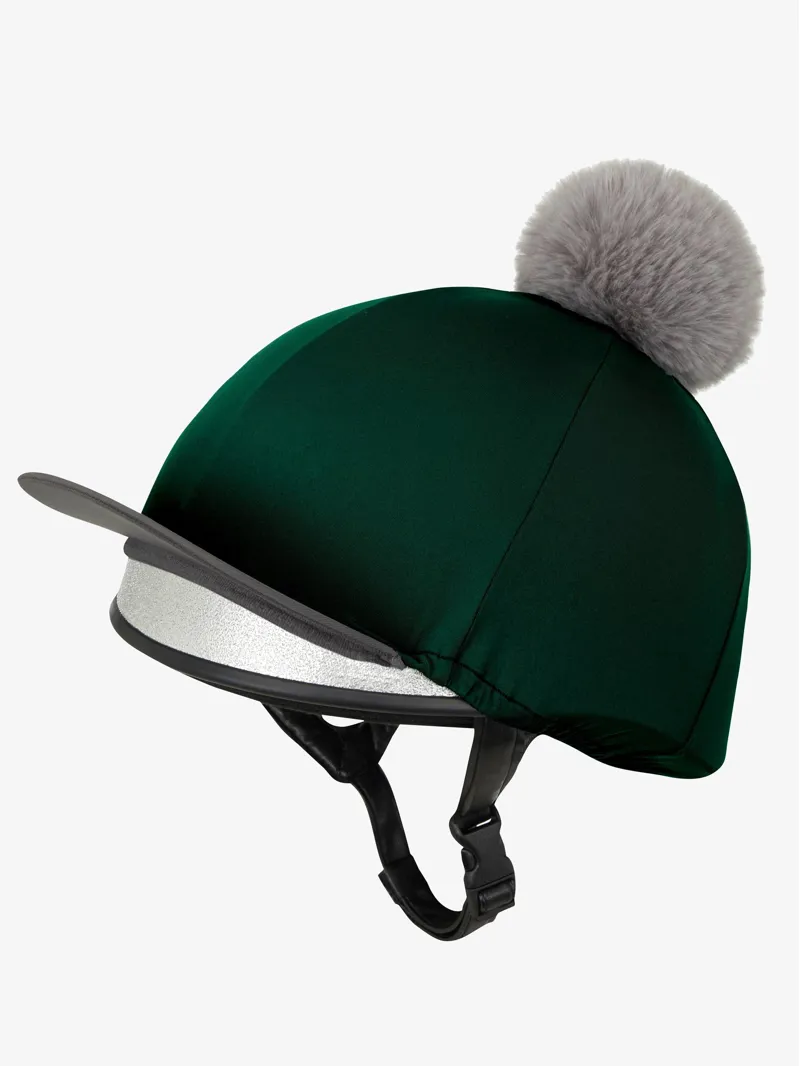 LeMieux Pom Hat Silk in Spruce -2