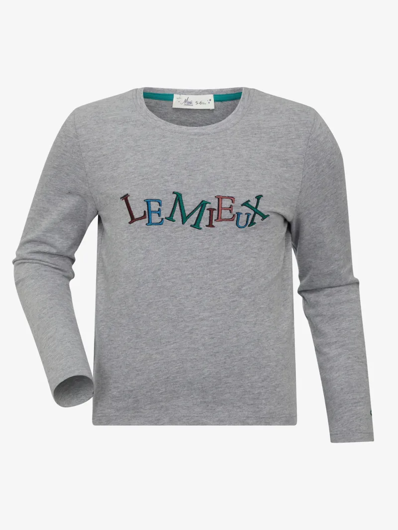LeMieux Mini Jamie Long Sleeve Top Grey
