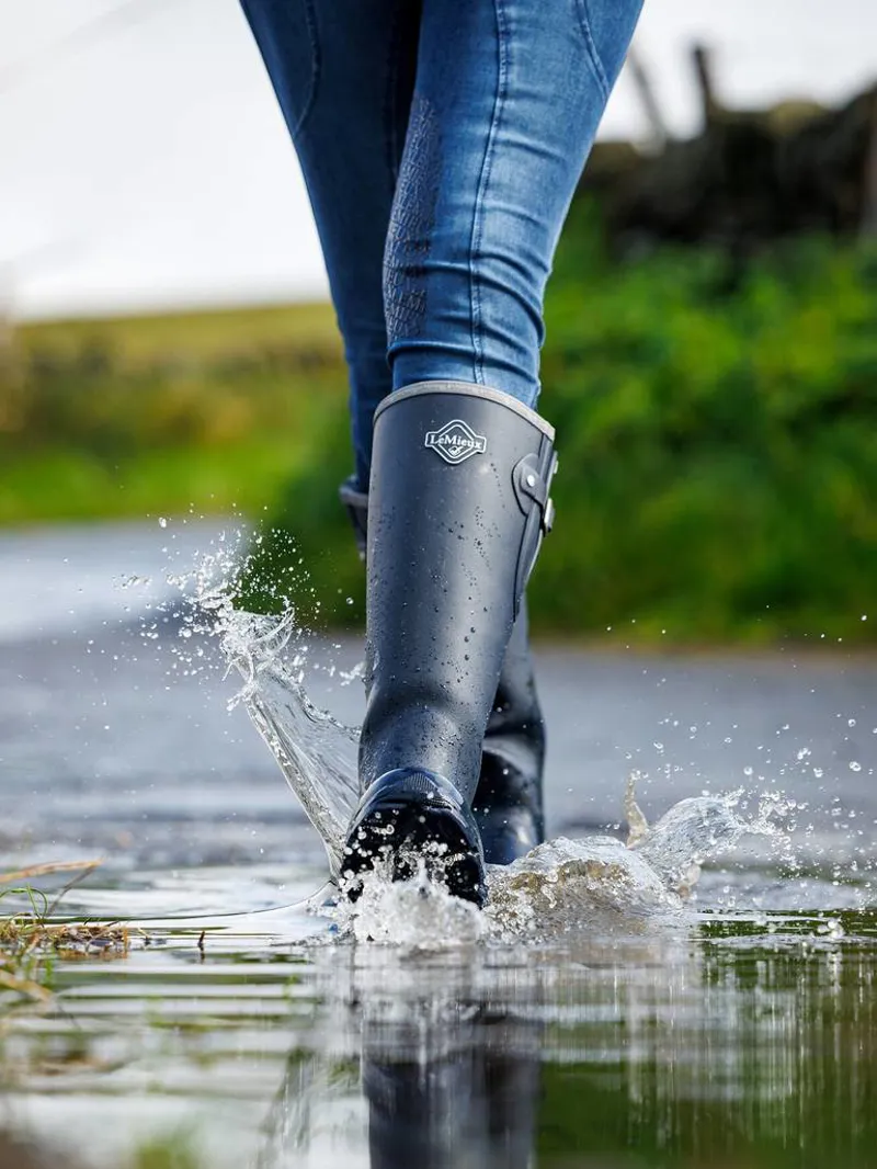 LeMieux Stride Wellington Boot in Navy-3