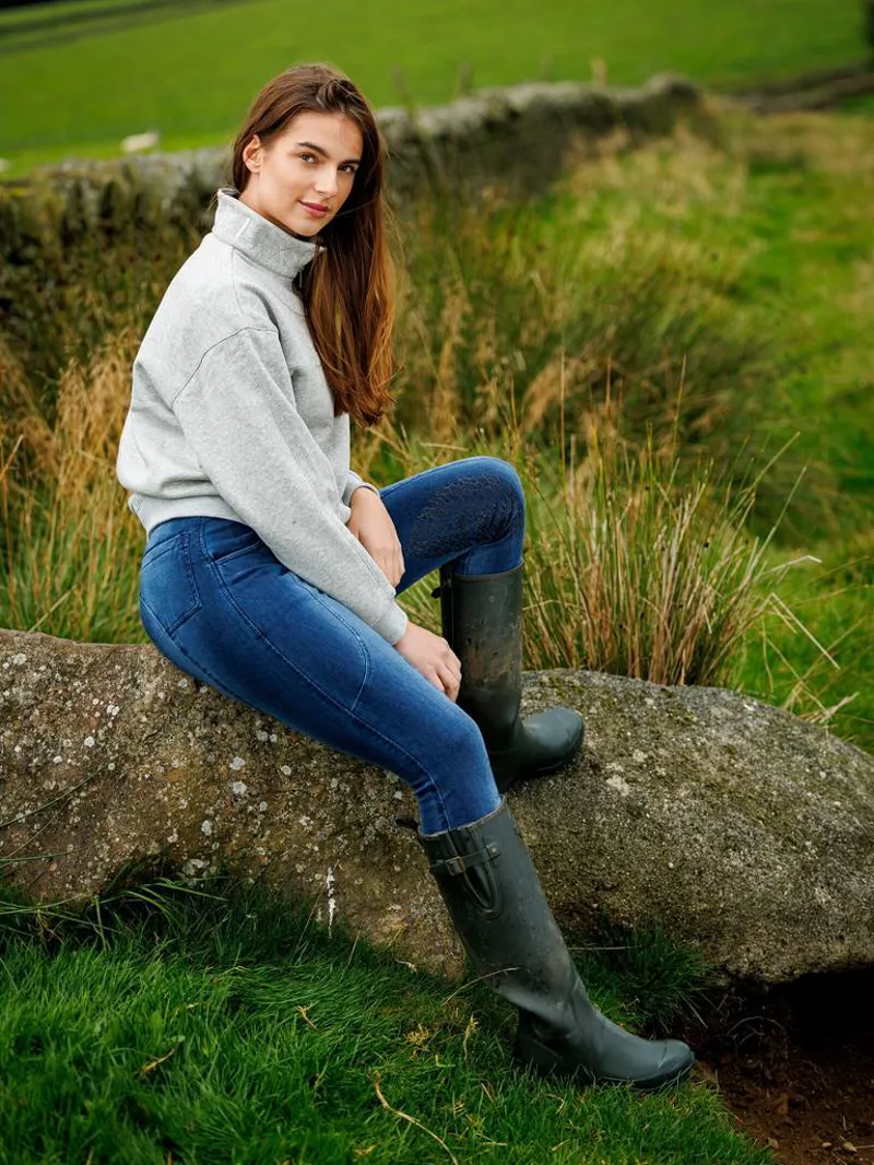 LeMieux Stride Wellington Boot in Oak-2