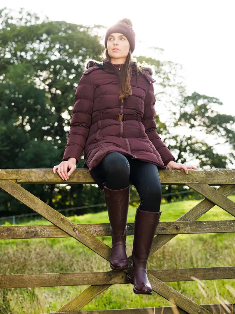 LeMieux Stride Wellington Boot in Port-1