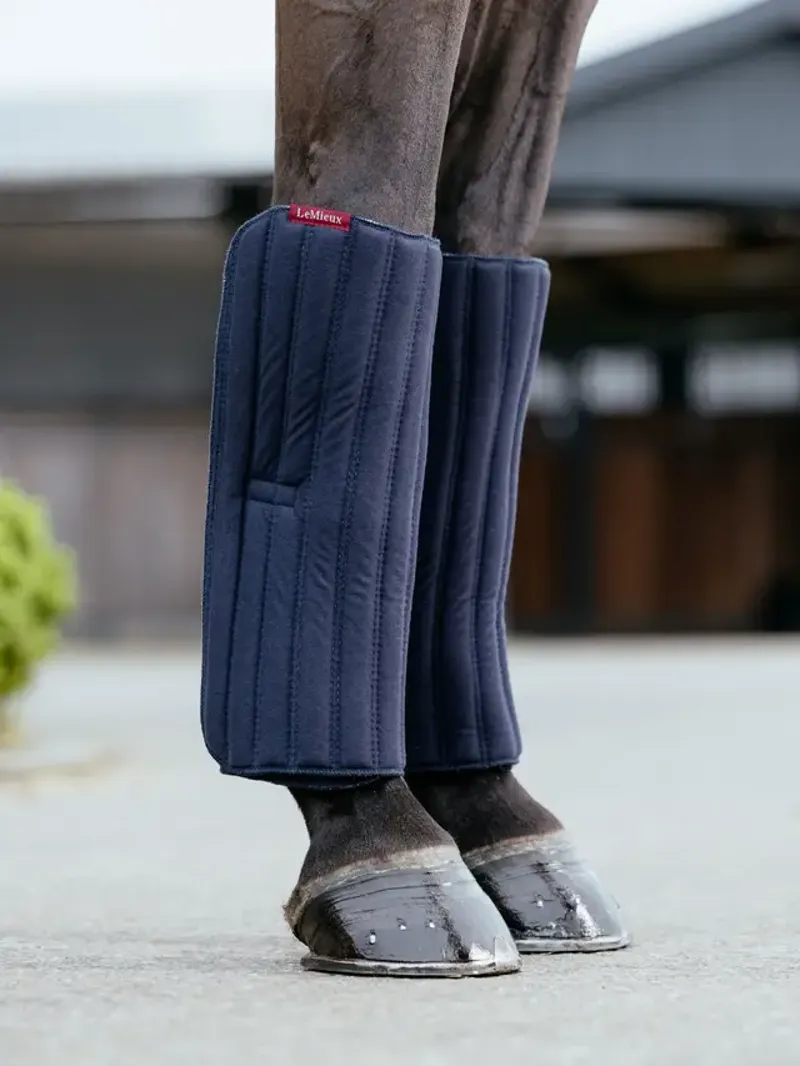 LeMieux Memory Foam Bandage Pads Navy-1