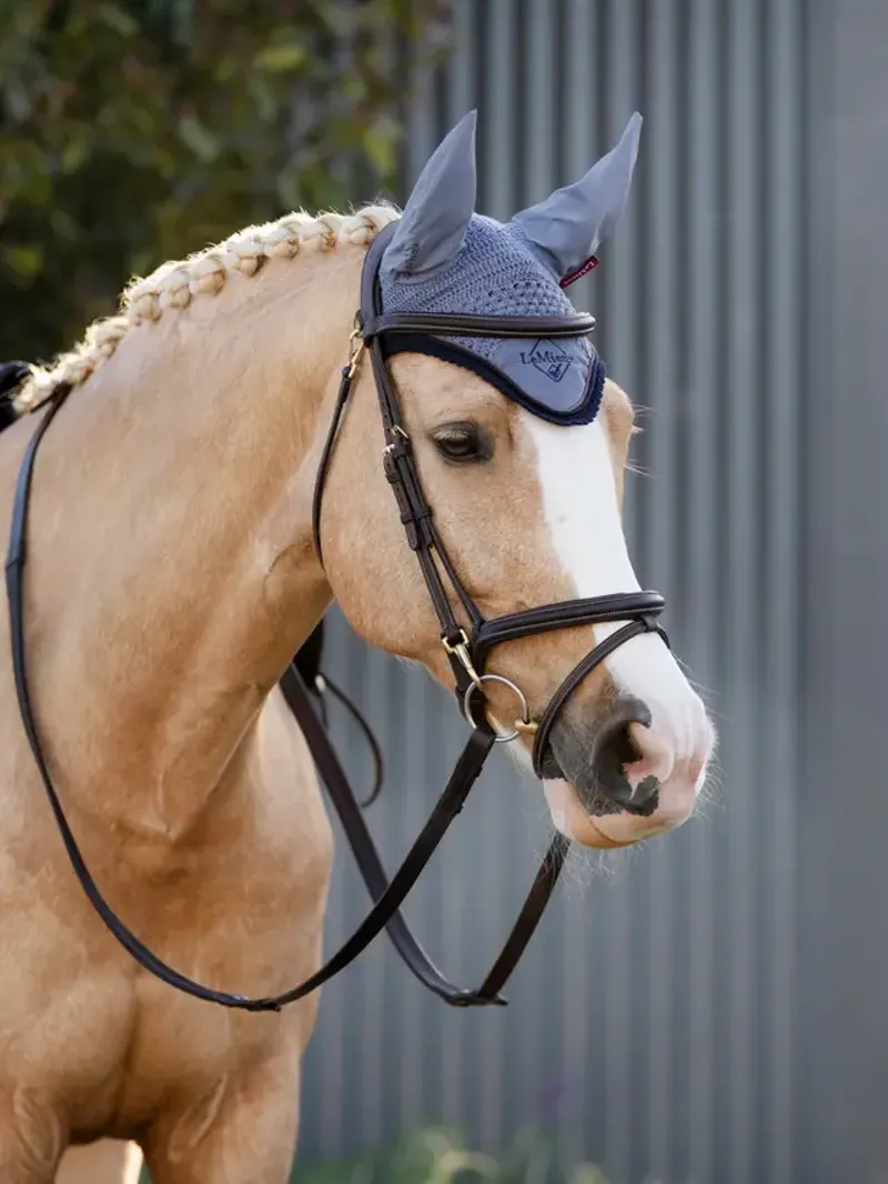 LeMieux Classic Fly Hood Jay Blue-1