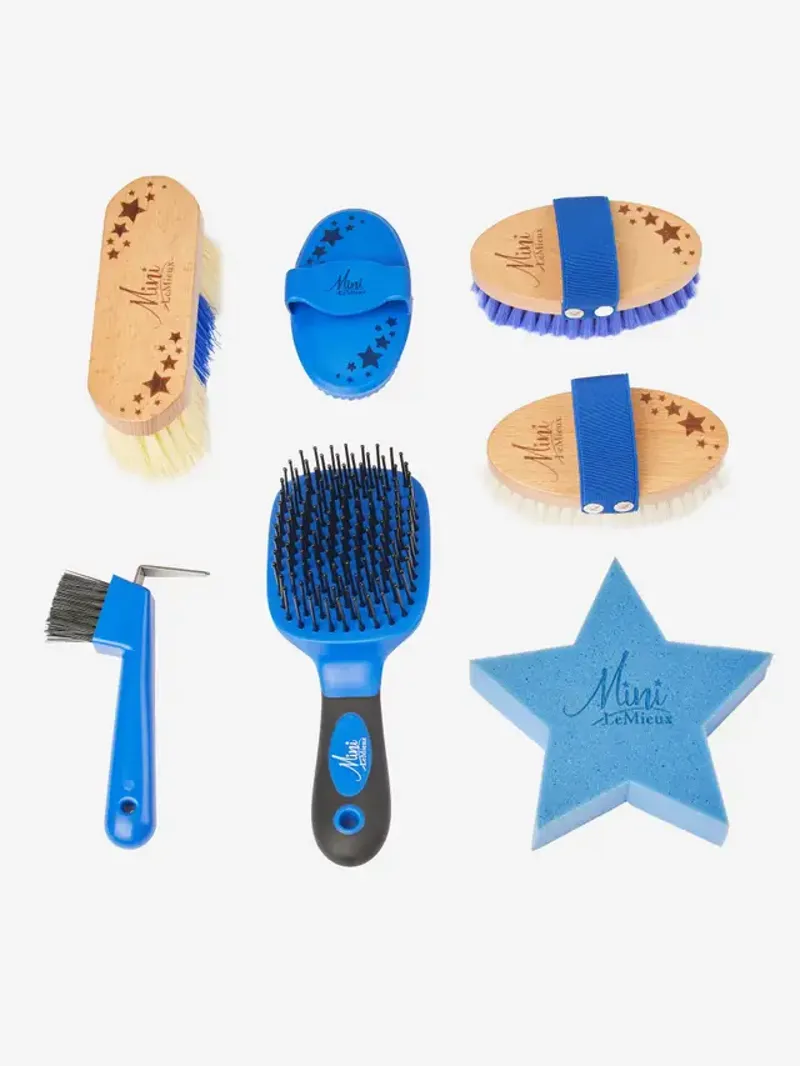 LeMieux Mini Grooming Set Benetton Blue-1