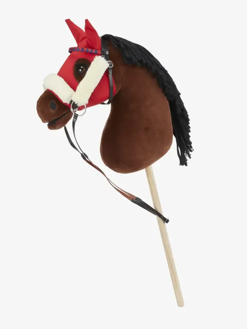 LeMieux Hobby Horse Stretch Hood Chilli-1