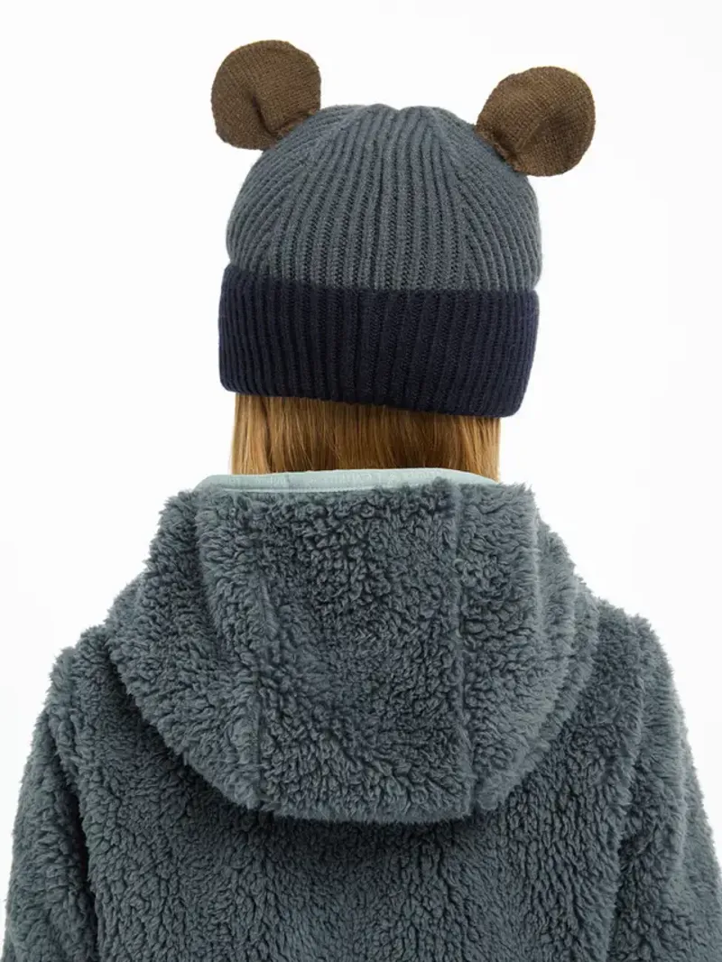 LeMieux Mini Bear Beanie Petrol-1