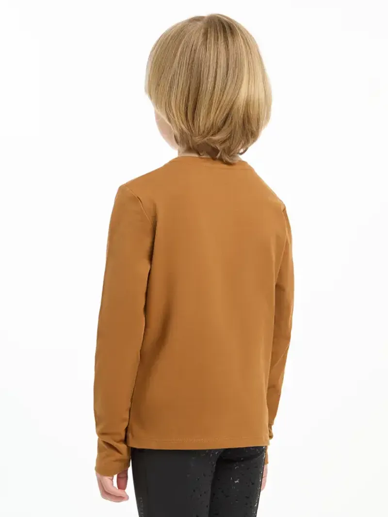 LeMieux Mini Jessie Long Sleeve Top Ginger-1