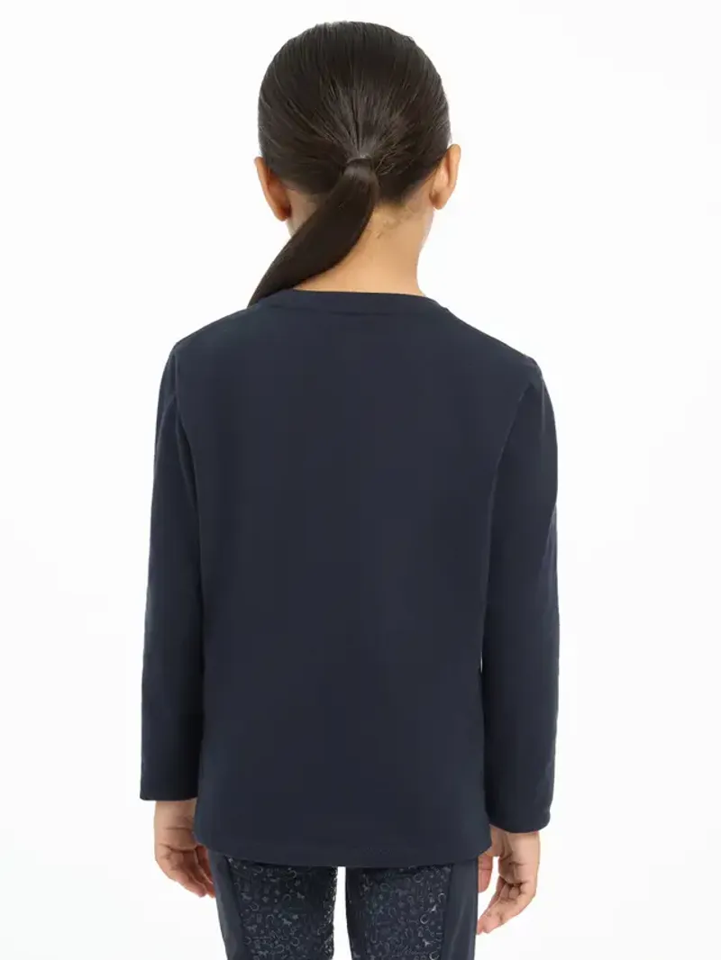 LeMieux Mini Jessie Long Sleeve Top Navy-1