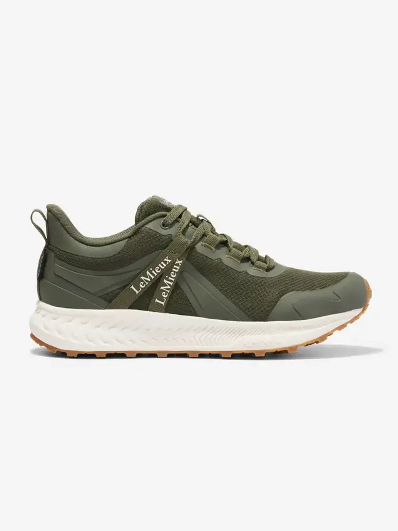 LeMieux Trax Waterproof Trainer Khaki