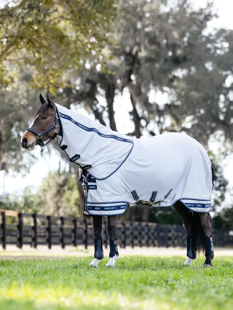 LeMieux Arika Armour-Tek Fly Rug Grey-1