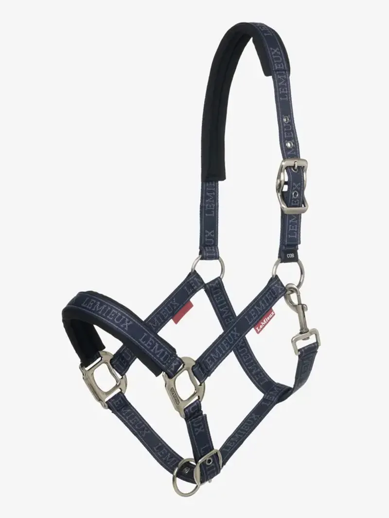 LeMieux Logo Headcollar Navy