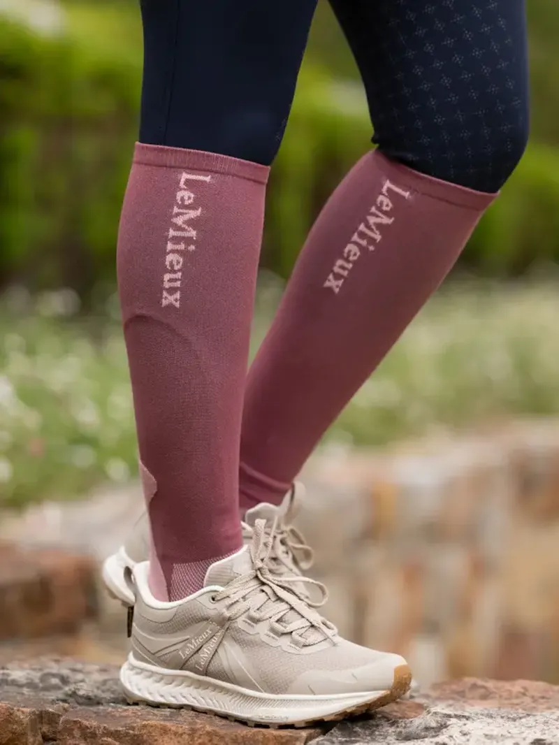 LeMieux Performance Socks Rosewood-1