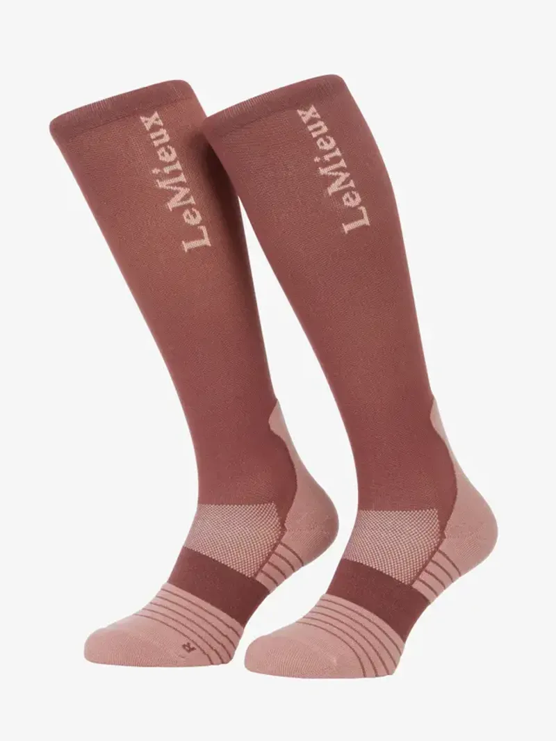 LeMieux Performance Socks Rosewood
