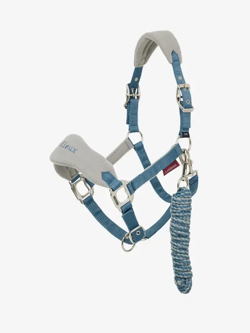 LeMieux Vogue Headcollar and Leadrope Ice Blue