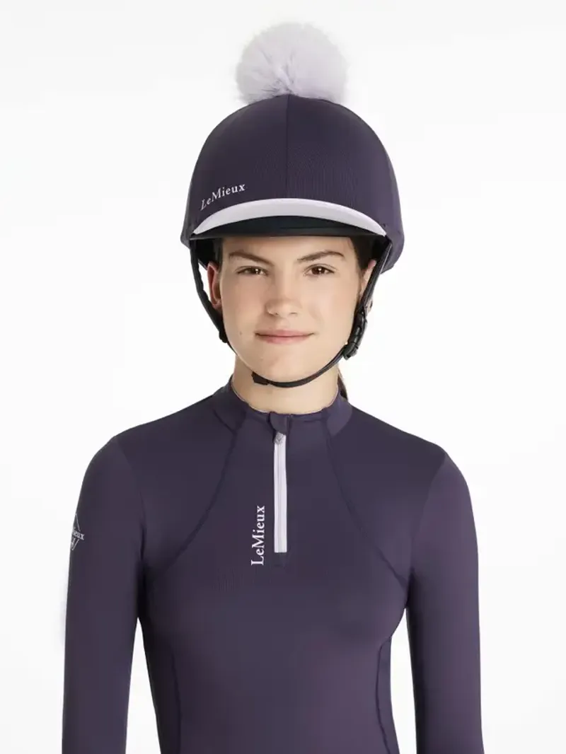 LeMieux Classique Pom Hat Silk Juniper