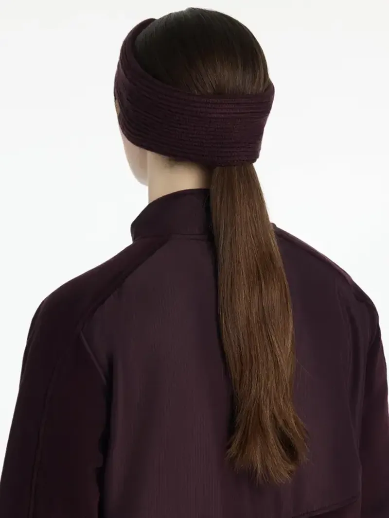 LeMieux Clara Rib Knot Headband Damson-1