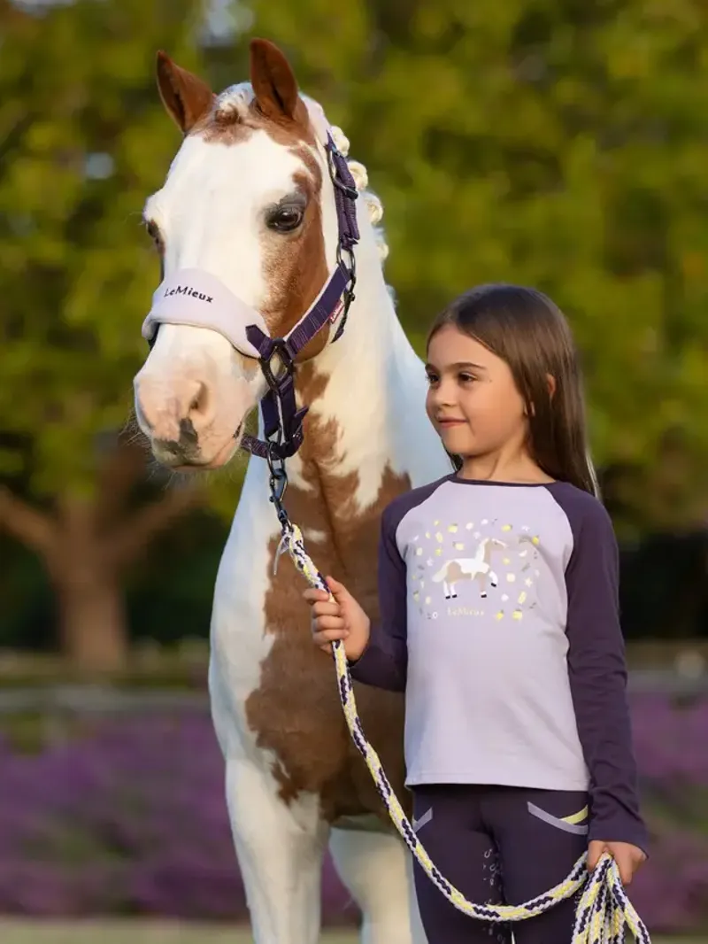 LeMieux Mini Vogue Headcollar and Leadrope Juniper-1