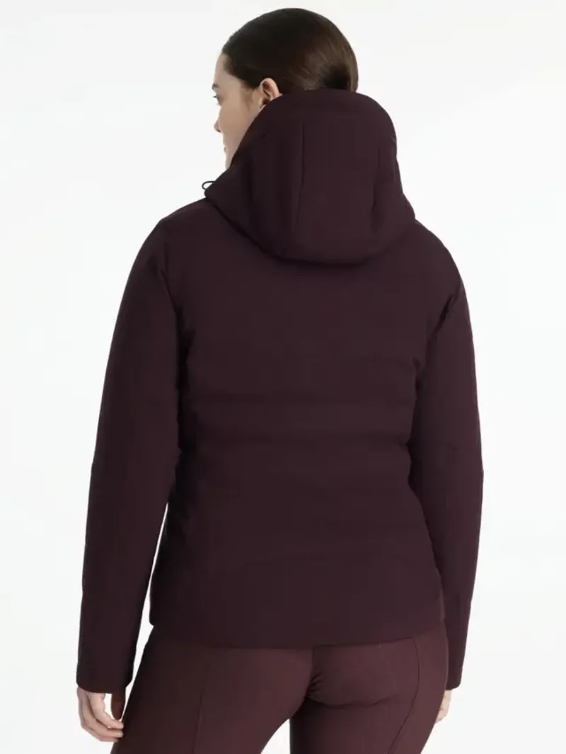 LeMieux Brooke Waterproof Hybrid Jacket Damson-2