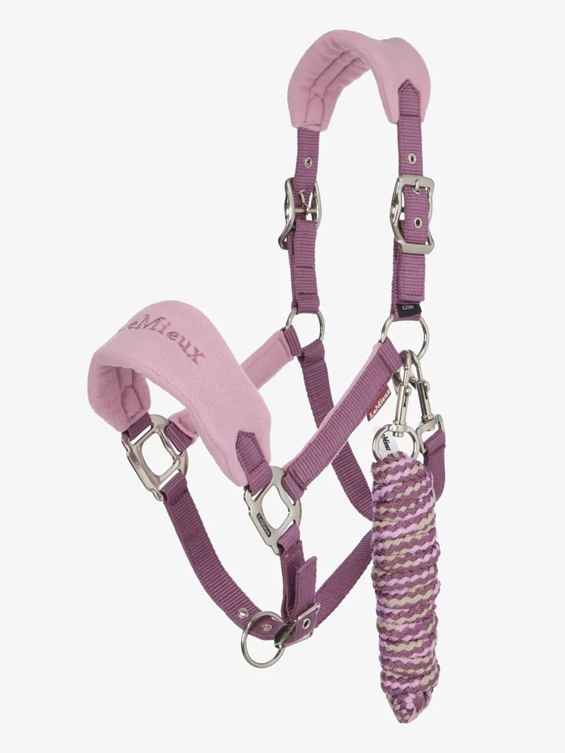 LeMieux Vogue Headcollar and Leadrope Mallow