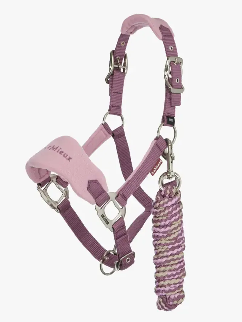 LeMieux Mini Vogue Headcollar and Leadrope Mallow