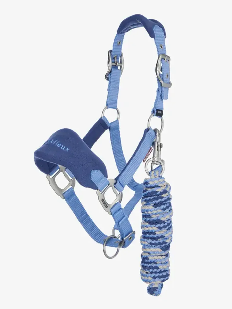 LeMieux Mini Vogue Headcollar and Leadrope Powder Blue