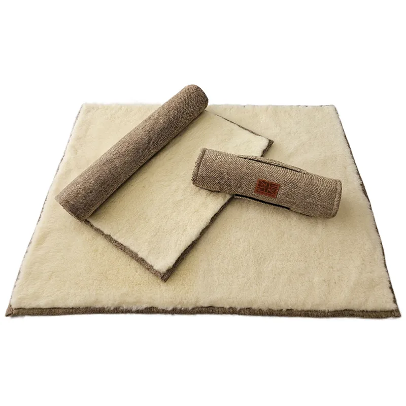 Jenny Wren Dog Roll Mat Sand Natural Small-1