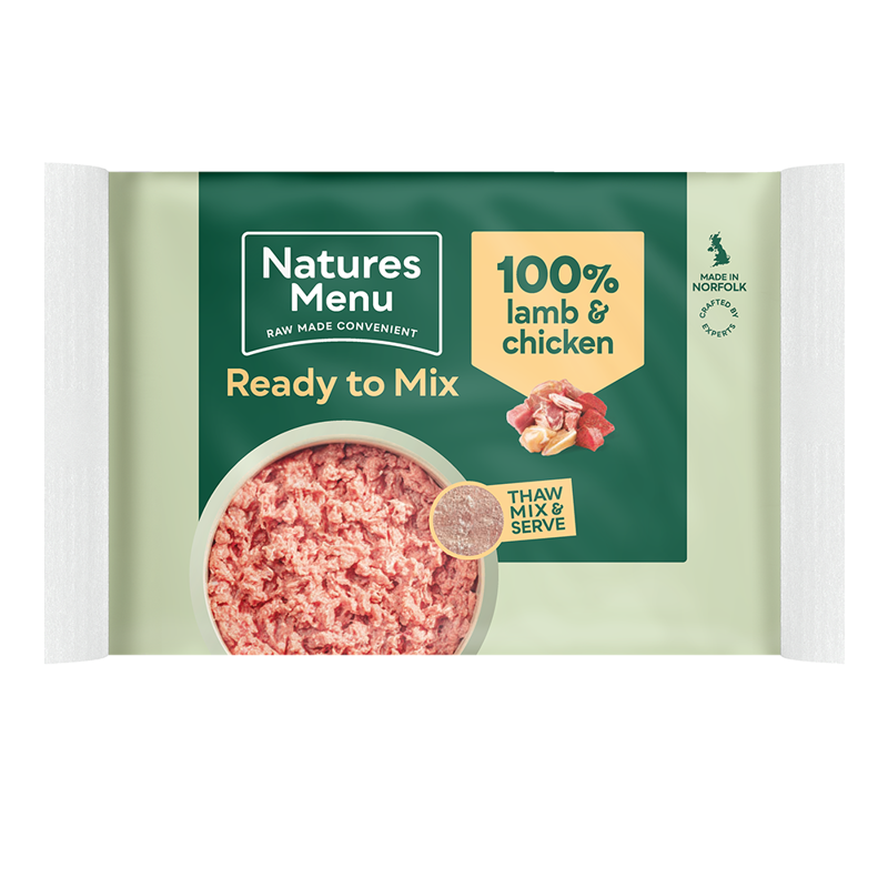 Natures Menu Just Lamb and Chicken Mince 400g