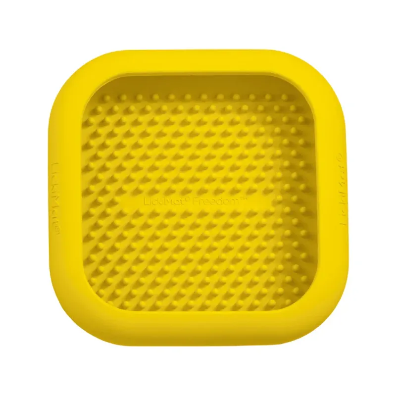 Lickimat Crate Mate Yellow