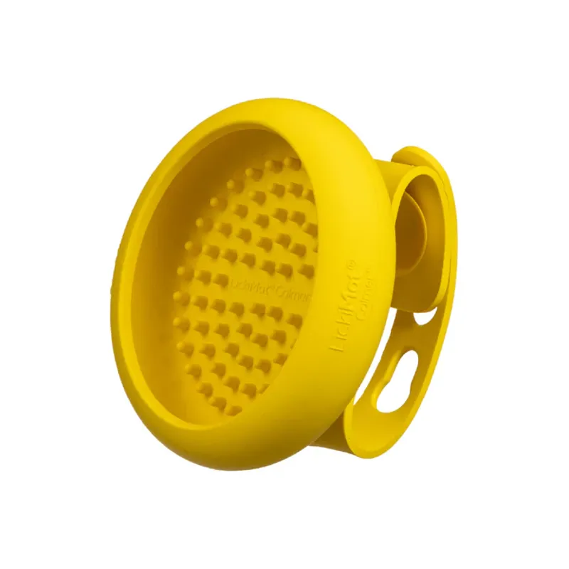 Lickimat Crate Mat Mini Yellow-1