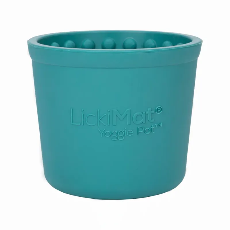 Lickimat Yoggie Pot Turquoise