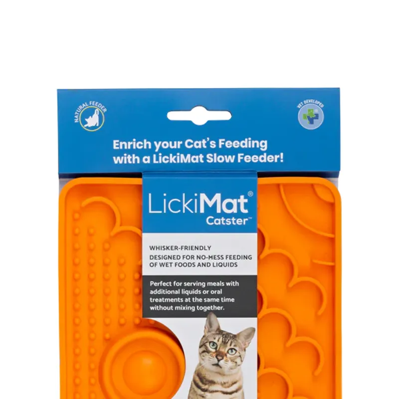 LickiMat Cat Catster Orange