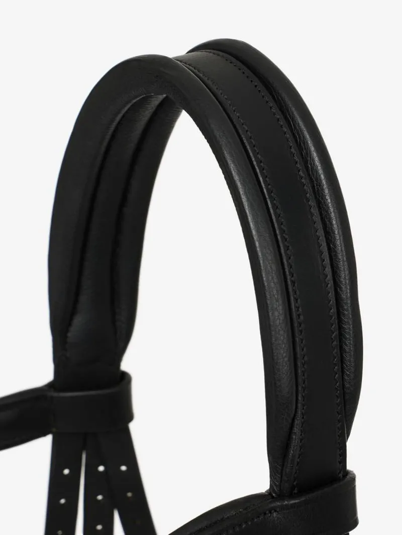 LeMieux Arika Drop Bridle in Black/Silver-3