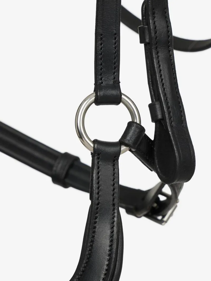 LeMieux Arika Drop Bridle in Black/Silver-2
