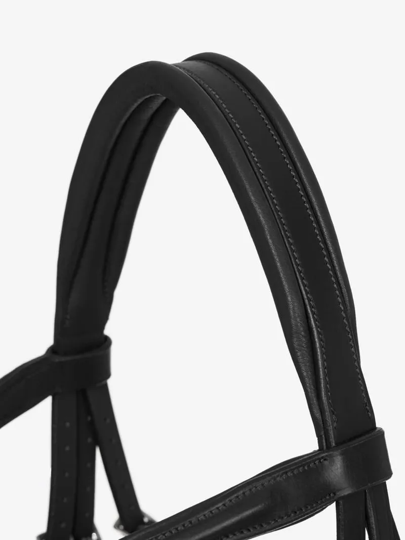 LeMieux Arika Flash Bridle in Black/Silver-2