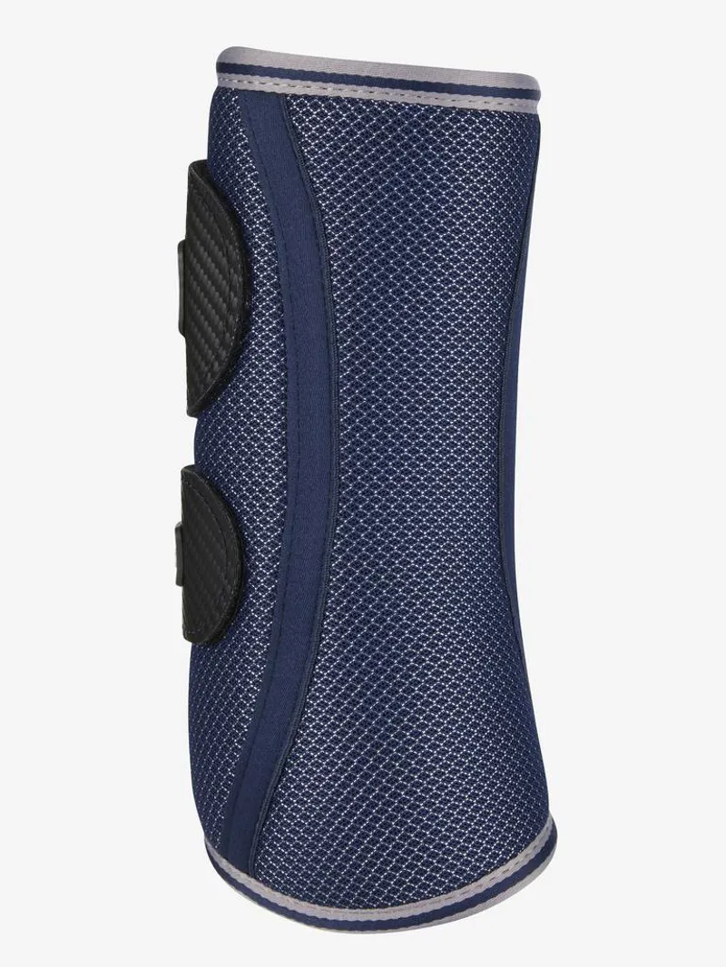 LeMieux Carbon Mesh Wrap Boots - Navy X-Large-2
