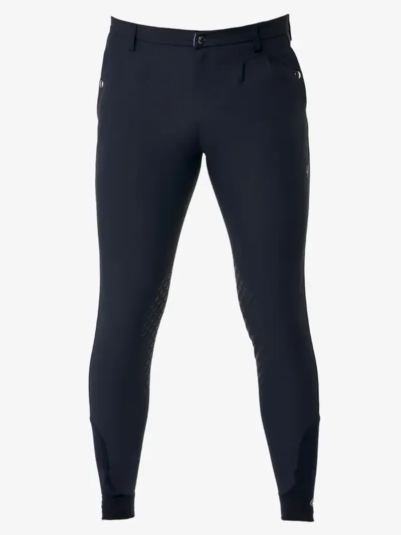 LeMieux Mens Elite Classic Pleated Breech Navy