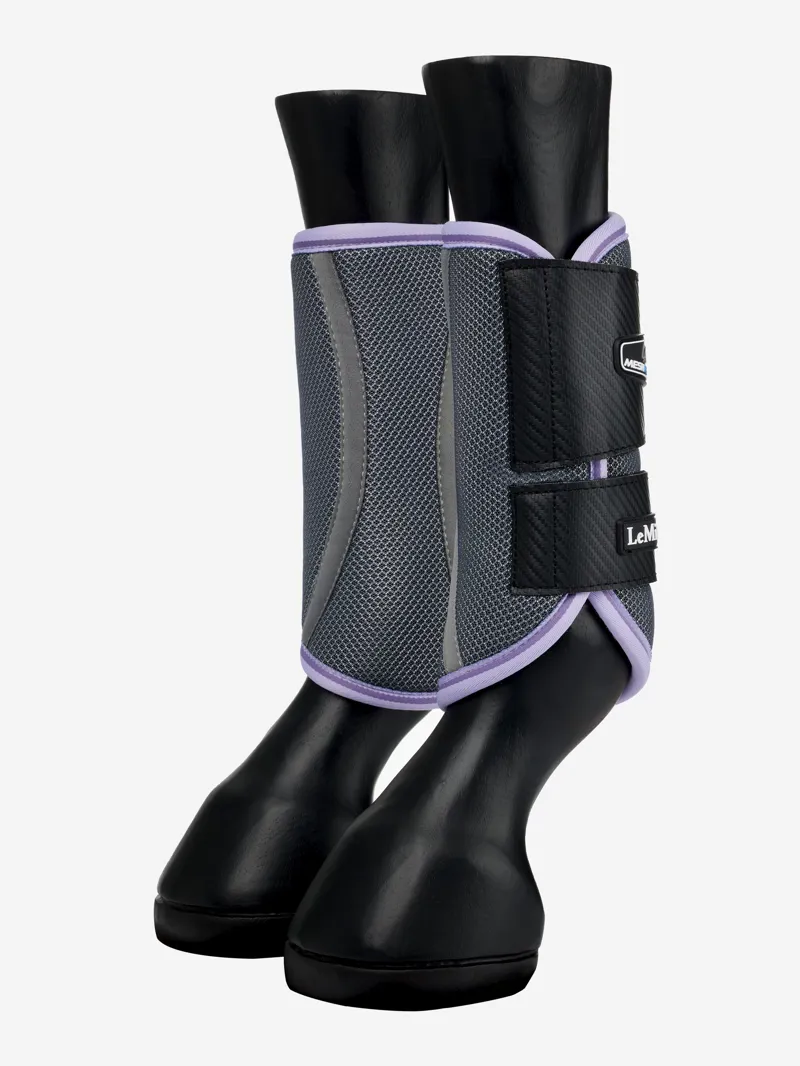 LeMieux Carbon Mesh Wrap Boots - Wisteria